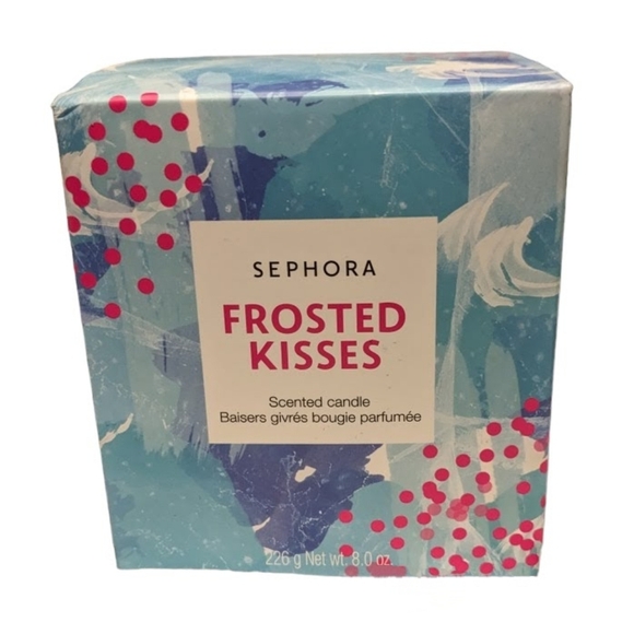 NEW Sephora Frosted Kisses 8oz Single Wick Candle - Picture 1 of 5